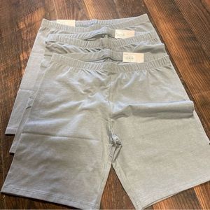 Kohls Girls SO Bike Shorts XL Grey 3 Pack